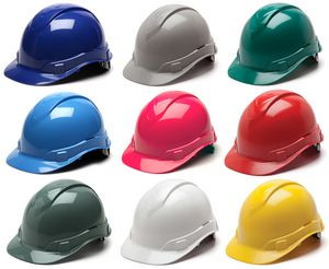 Pyramex Ridgeline® Non-Vented Cap Style ANSI Type I Hard Hat with 4 Point Suspension
