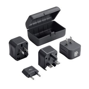 Universal Travel Adapter w/USB Port
