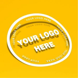 4" Clear Sticker Waterproof Label Decal for Business Wedding Birthday Party Gifts