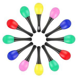 Plastic Colored Sand Hammers Maracas