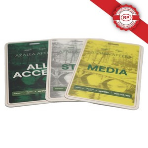 Laminated Event Tag (3"x5") Rectangle