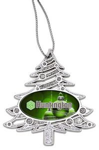 Glitter Christmas Tree Holiday Ornament