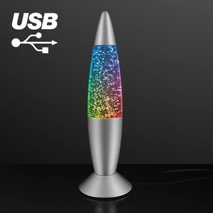 Groovy Glitter Lamp USB Mood Light - BLANK