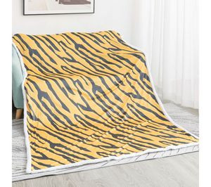 50" x 80" Sherpa Plush Crystal Velvet Throw Sublimation Blanket