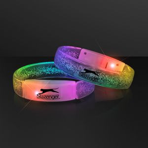 Color Change Bangle Bracelet, Light Bubbles - Domestic Print