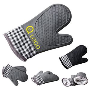 Heat-Insulated Oven Silicone Gloves
