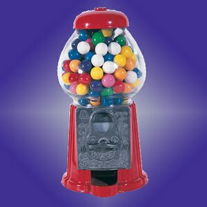 9" Standing Gumball Machine (Screened)