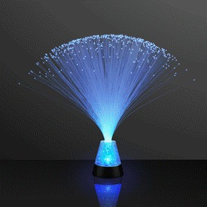 LED Color Change Fiber Optic Centerpiece with Gems and Jewels - BLANK