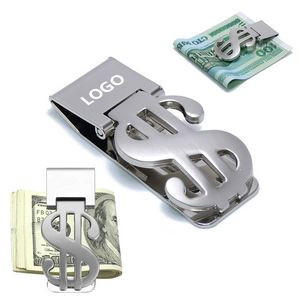 Stainless Steel Money Cash Clip Dollar Shape