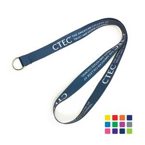 Custom Lanyard w/Metal O Ring