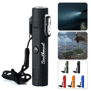 Outdoor Flashlight Lighter with Compass