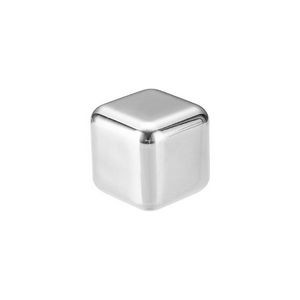 Custom Logo Engraved Stainless Steel Whisky Ice Cubes