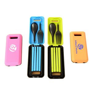 Fork, Spoon, & Chopsticks Flatware Set