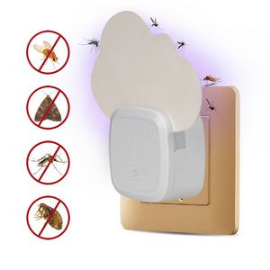 Non-chemical electronic fly trap with disposable glue cards