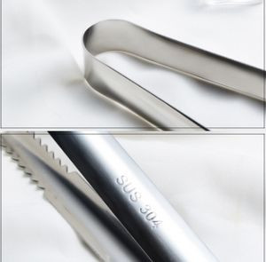 Kitchen Tool High-Grade Stainless Steel Ice Clip Sugar Cube Clip (Small)