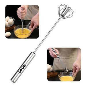 12 In Stainless Steel Semi-automatic Egg Beater