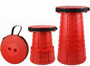 Portable Stool, Folding Retractable Seat, Collapsible Lightweight Telescoping Stool,for Fishing Camp
