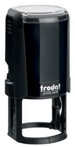 Trodat® Round Original Printy 4.0 Self-Inker Stamp (1 1/2" Diam.)