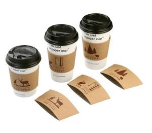 Brown Logo - Paper Cup Sleeve