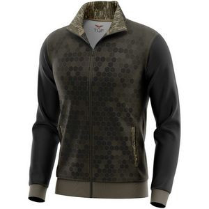 Mossy Oak® Men's 8.2 Oz. Full Zip Track Jacket With Pocket
