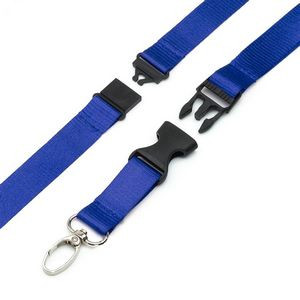 3/4" Premium Woven Lanyards with Buckle Release and Safety Breakaway