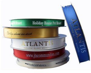 Single Face Satin Ribbon (1 1/2"). 100 yards per roll.