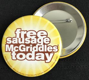 2 1/2" Round Button