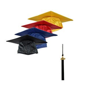 Shiny Graduation Cap and Tassel Set