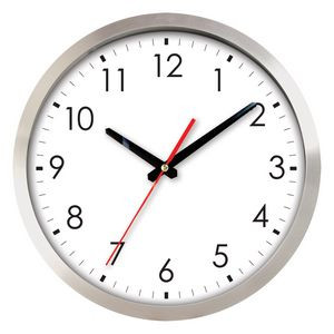 Large Aluminum Wall Clock Full Color