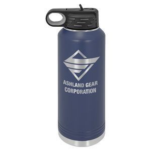 Polar Camel 40oz Navy Blue Stainless Steel Water Bottle