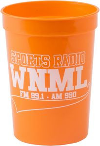 12 Oz. Smooth Plastic Stadium Cup