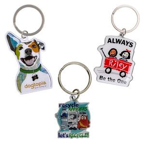 Full Color Custom Keytag Key chain (1-1/2")