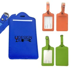 Classics Multi-colored PU Baggage Tags For Luggage