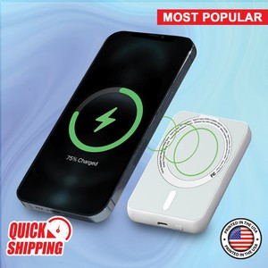 5000mAh 15W Wireless Magnetic Power Bank