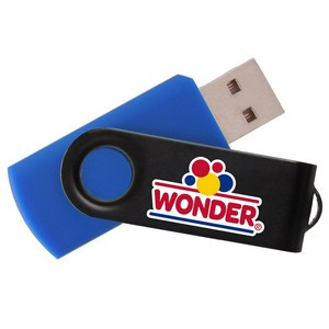 iClick® 3.0 Black Swivel USB Flash Drive 8GB
