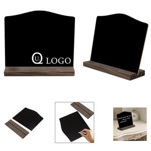 Message Blackboard W/ Detachable Pine Wood Base