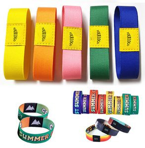Polyester elastic wrist strap identification elastic bracelet