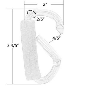 Aluminum Carabiner Clip Stroller Hook