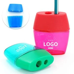 Dual-Hole Ergonomic Pencil Sharpener
