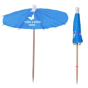 Custom Christmas Mini Umbrella Fruit Picks