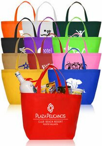 Budget Non-Woven Shopper Tote Bags (20"x13")