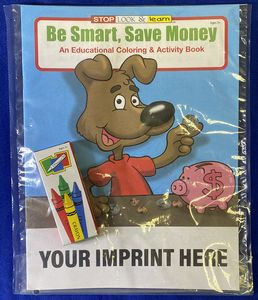 Be Smart, Save Money Coloring Book Fun Pack