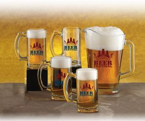 Glass Pitcher & Mug Set