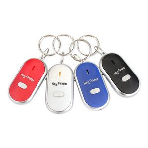 Various  Blank - Whistle Anti Lost Key Finder with LED Light