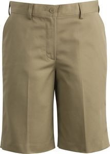 Ladies' Utility Chino Flat Front Short