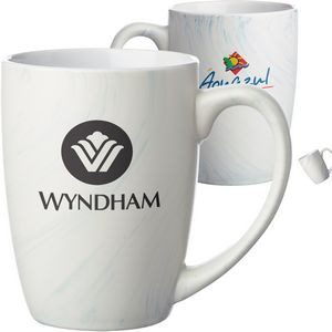 Marble-Glazed 10 oz. Ceramic Coffee Mugs