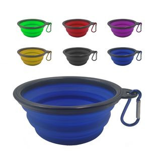 Collapsible Silicone Dog Bowl