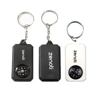 Portable Compass Keychain