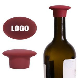 Oval Panel Silicone Bottle Cap Wine Stopper Cork