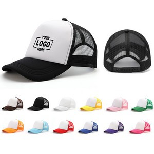 Two Tone 5 Panel Foam Trucker Hat